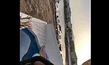 Blonde teen teasing in bikini on spring break holiday