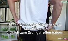 German milf with big tits seduces son's roommate for deepthroat and cowgirl sex