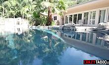 Cute beautiful petite teen avi love met a dominant stranger and turned into his submissive slut with blowjob and spanking