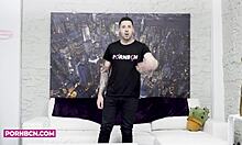 Damn! Hot Latina Milf with Big Ass Fucks Pornstar on Show!