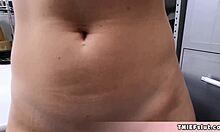 i saw cute blonde teen hide thing in her pussy during rough doggystyle