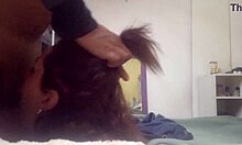 she loves sucking my big cock with wild deepthroat action