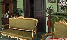 Skinny Blonde Curls Girl Loves Anal in Wild 3some