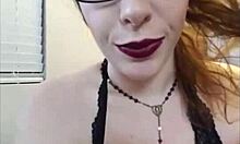 Sexting session turns wild with cock and ball domination in this hot brunette compilation. Glasses on, lingerie tight!