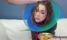 foxy teen 18+ was brought in anal assylum for harsh treatment