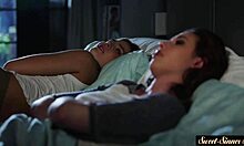 amazing beauty riding her stepbro's cock outdoors?