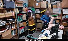 tiny thief caught in officer's trap, now getting pounded hard - fuckthief