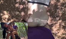 a stranger fucks me in the forest and cums inside my petite body... i feel so sexy and skinny out here