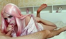 Hey, Princess Bu66legum works magic with legs while sucking