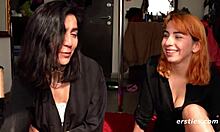 Smoking Hot Babes Gear Up for Wild Lesbian Strapon Sex!