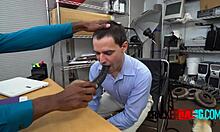 Nerdy cracker specifically wants this interracial job.