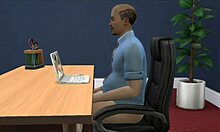 Boss Fucks His Secretary With Big Tits In Hardcore 3D Scene