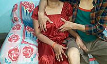 indian wife spends the night in her nighty, leading to passionate moments