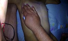 I give erotic massage to my stepsister and play with her pussy, she's so sexy