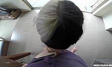 marina lee sucks and swallows jizz in bikini 😏