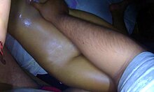 I give erotic massage to my stepsister and play with her pussy, she's so sexy