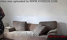 Neighbor catches me masturbating, leads to cumming on his monster cock