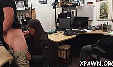 This amateur slut gets her pussy drilled hard