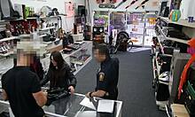 This amateur slut gets her pussy drilled hard