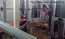 Aluna drives her gym trainer crazy and they hook up right there!