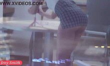 spying on jeny smith thru the window while she take a nude selfies