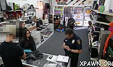 This amateur slut gets her pussy drilled hard