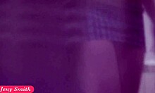 spying on jeny smith thru the window while she take a nude selfies