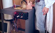 Blowjob madness with Professor Frankenstein at wild Halloween bash