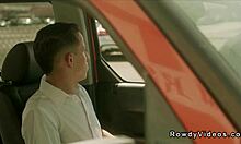 Beardy Hunk Anal Fucks Young Worker With Big Cock In Sex Club