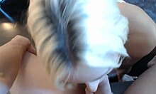Sexy Blonde Babe Sucks Big Cock Pov
