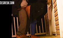 Milf Sucks Cock Outdoors at the Bar