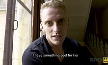 Tutor4k man ties teacher's legs for unusual lesson