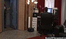 Curvy Alanah Rae Receives Proper Massage From Her Boss
