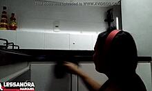 Alessandra Marques Dances In The Kitchen