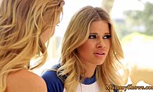 Busty Glam Milf Gets Pussy Licked By Adorable Teen In Face Sitting