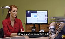 Dude, this dancer shows the bank manager her sexy moves! 💃