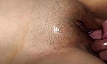 Check out today's close-up creampie fucking with shaved wife