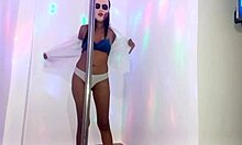 she wears uniform to pass math then dances sexy at hotel