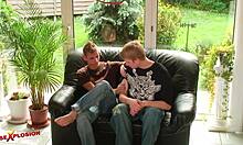 in this compilation, young 18+ blonde boys explode in bareback gay fucking