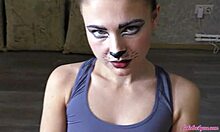 Sexy Kitty Sensually Blowjob Big Dick And Gets Cum In Mouth Instead Of Milk