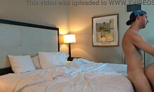 Petite woman fucked doggystyle, bent over rough with tattoos