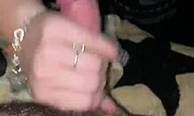 Best friend's girlfriend jerking my cock in homemade
