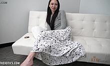 Minnie Boom fingering wet juicy pussy solo masturbation