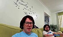 First time newbie boldly sucks leeds stranger's cock