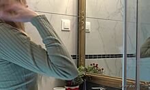 Hot Blonde Wife Bent Over Changing Panties