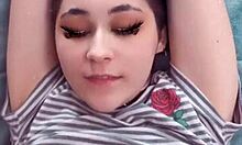 Gorgeous Teen 18+ Flirts on Snap POV