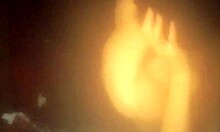 my hot boyfriend chases me in bathroom with hard cock