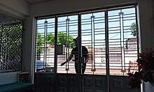 Latina Brunette Teen Gives Deepthroat And Ass Fuck For Delivery!