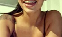 i come home horny from party and use realistic dildo on pussy