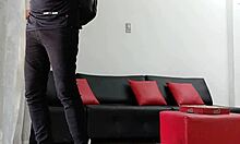 Latina Brunette Teen Gives Deepthroat And Ass Fuck For Delivery!